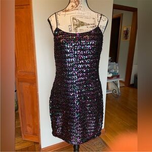 Hollywood Nites Sequin Dress, Size XS/S